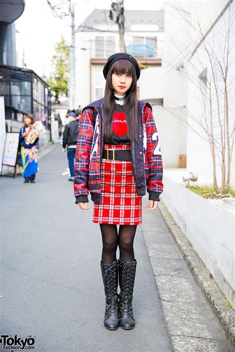 Plaid Aria 17 Years Old Student 5 June 2016 Fashion