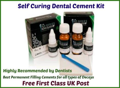 It's hard to predict when a crown will come lose. Permanent Crown Bridge Cement Kit Dental Glass Ionomer ...