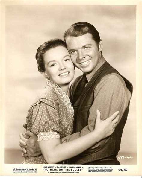 No Name On The Bullet Audie Murphy And Joan Evans Original Nss Still