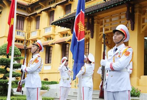 Flag Raising Ceremony Celebrates Aseans 53rd