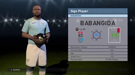 Babangida Myclub Pes 2016 Youtube