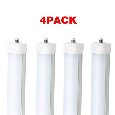 Ac 85 265v 4 Pack 8ft T8 Fa8 5000k Led Light Tube 45w Replacement 100w