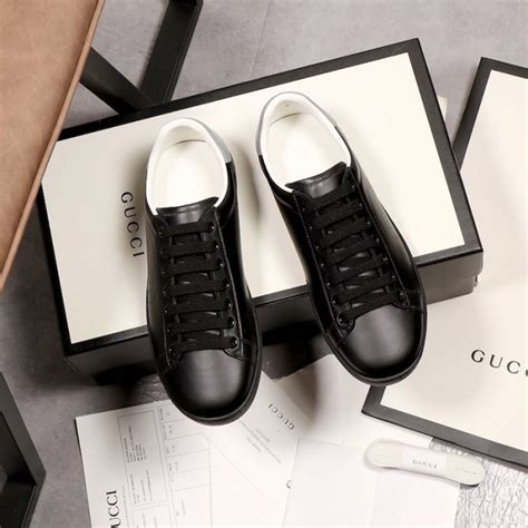 Gucci Ace Sneaker With Interlocking G ‎599147 Black