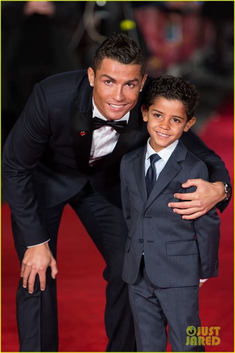 Cristiano Ronaldo Brings His Mini Me Son Cristiano Jr To Ronaldo