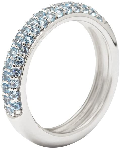Damen Ring Sterling Silber Zirkonia Blau Jfs00081040 Geschenkideen