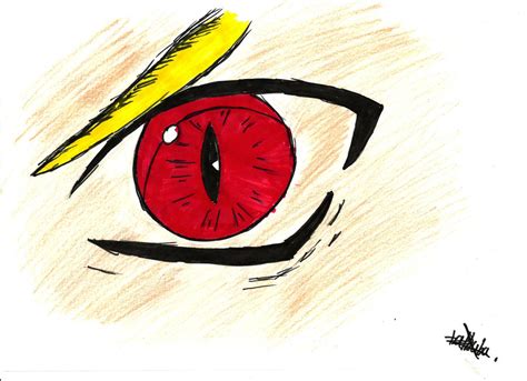 Naruto Kyuubi Eye By Blue5151 On Deviantart