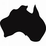 Australia Map Country Shape Icons Australien Forma