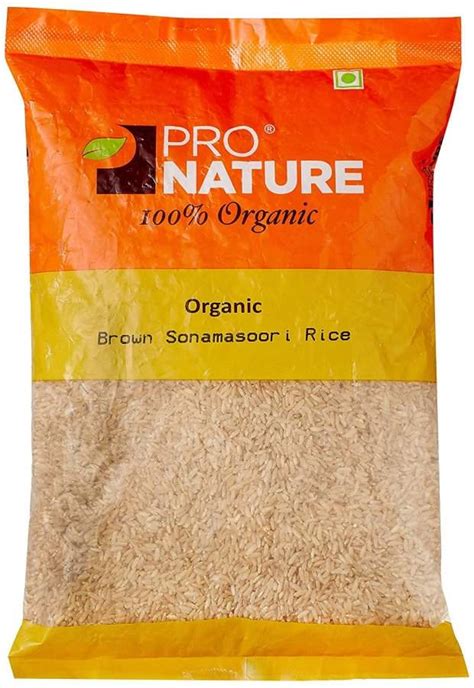 Buy Pro Nature Organic Brown Sonamasoori Rice