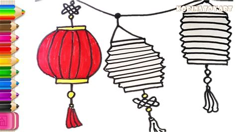 How To Draw Chinese New Year Lanterns