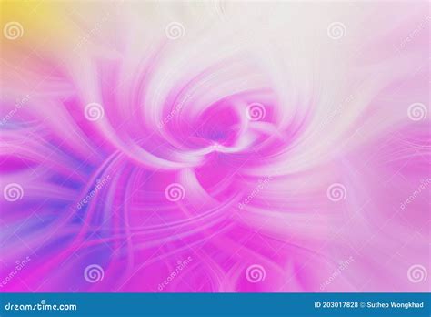 Illustration Of Purple And White Fiber Curves Abstract Circular Motion
