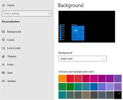 How To Change Desktop Background Picturesolid Colour And Slideshow In