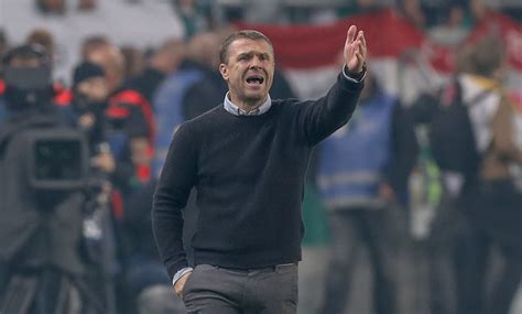 Sergei rebrov már az első idényében bajnoki címet ünnepelhetett labdarúgócsapatunkkal. Rebrov határozott véleményt mondott