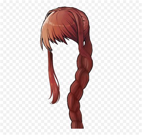 Mas Hair Character Monika After Story Sprites Pngmonika Png Free