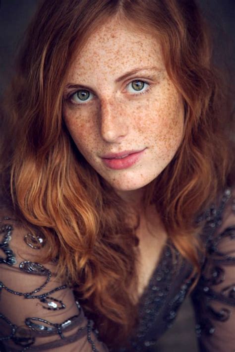 Possibly The Most Beautiful Eyes In The World Red Hair Freckles Women