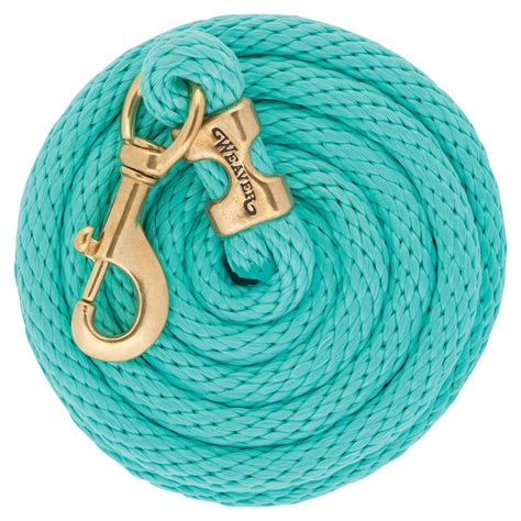Weaver Poly Lead Rope With Solid Brass Snap Schneiders Saddlery
