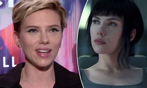 Scarlett Johansson On Physical Toll Of Ghost In The Shell Daily Mail Online