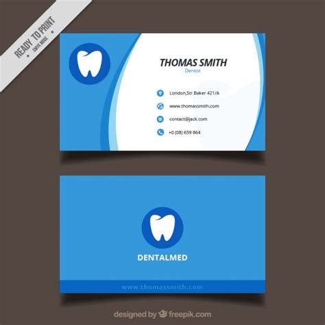 Free Vector Dental Clinic Business Card