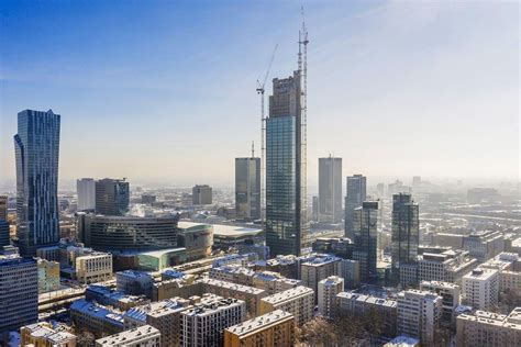Varso Towers Roof Topped Out At 230m To Became The Polands Tallest