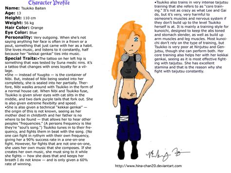 Oc Character Profile By Hina Chan20 On Deviantart