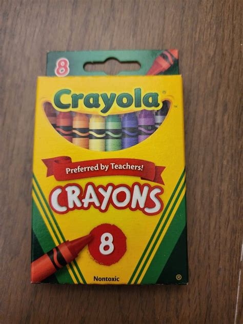 Brand New Crayola Crayons 8 Colours Per Box Everything Else On Carousell