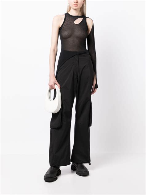 Dion Lee Cut Out Translucent Top Farfetch