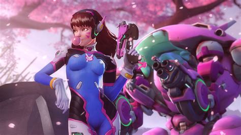 d va from overwatch game art game art hq