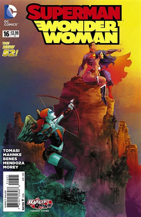 Supermanwonder Woman 2013 16 Vfnm Nm Harley Quinn Variant Cover Comic Books Modern Age