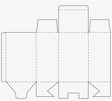 Printable Shapes Box Templates Packaging Design Line Art