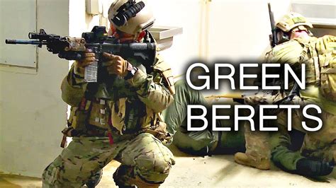 Army Special Forces Green Berets Close Quarters Combat Training Youtube