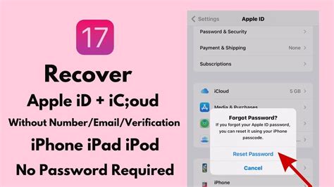 Ios 17 Recover Apple Id Reset Apple Id Password If You Forgot Your