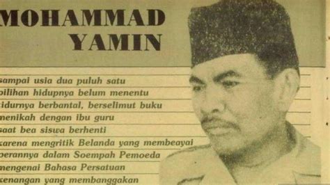 Profil Dan Biodata Moh Yamin Pahlawan Nasional Indonesia Sexiz Pix