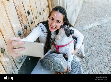 Taking Selfie Dogs Hi Res Stock Photography And Images Alamy