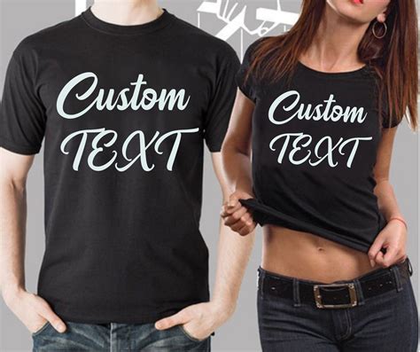 Custom T Shirt Custom Shirt Personalized Shirt You Choose Text