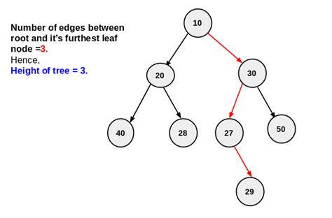 Find Height Or Depth Of A Binary Tree
