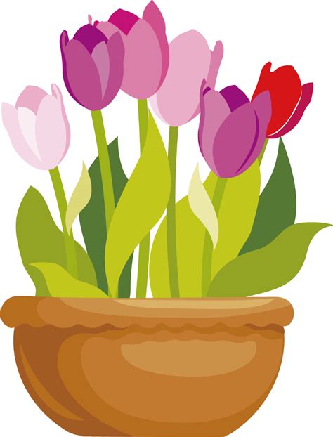 Download High Quality Flower Pot Clipart Pink Transparent Png Images