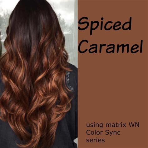 Chocolate brown hair with caramel highlights. Spiced Carmel hair color | Carmel hair color, Carmel hair ...