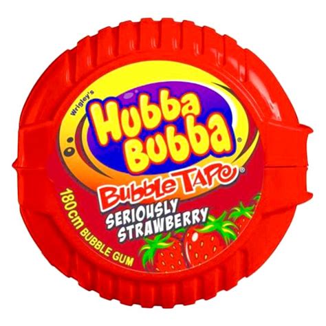 Hubba Bubba Bubble Gum Strawberry Tape The Original Lolly Store