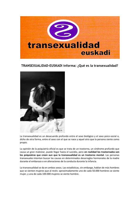 Pdf Qué Es La Transexualidad Dokumentips