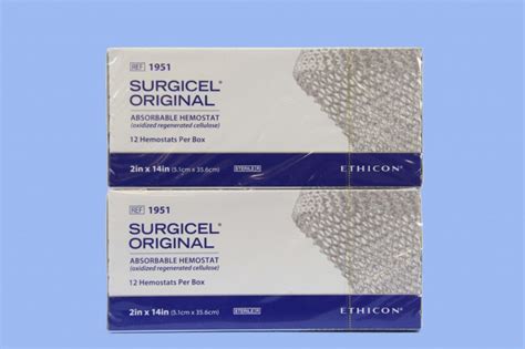 Ethicon Endo Surgery 1951 Surgicel Original Absorbable Hemostat 2 X
