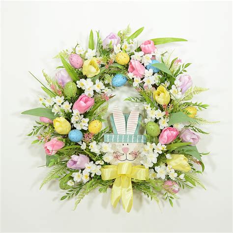 Spring Tulips Easter Wreath Wreaths Unlimited
