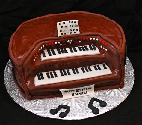 Love Dem Goodies Organ Piano Cake