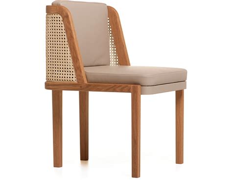 This dining room set enchants with its lightness and warmth. Throne Dining Chair 272 With Rattan - hivemodern.com