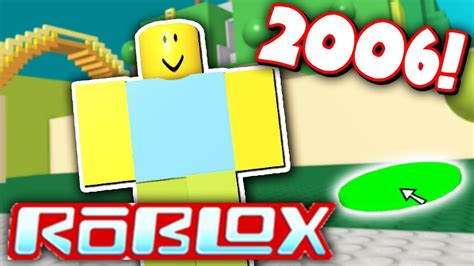 What Roblox Looked Like In 2006 Playing Oldest Roblox Game Youtube