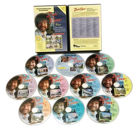 Bob Ross: The Joy of Painting - Nine 1-Hour Instructional Guides 10 DVD