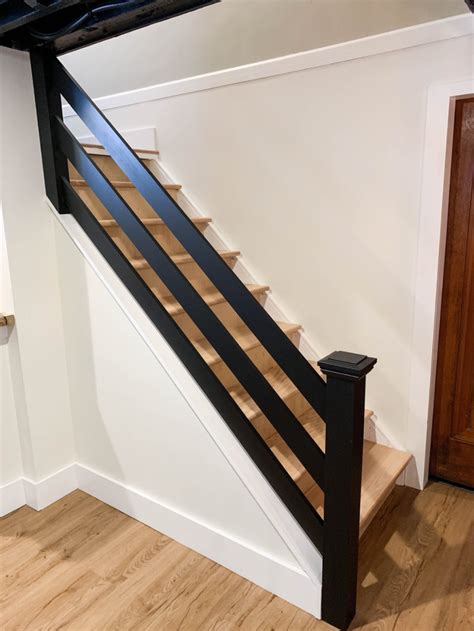 Railing Like A Board Fence Stair Railing Makeover Stair Railing Design