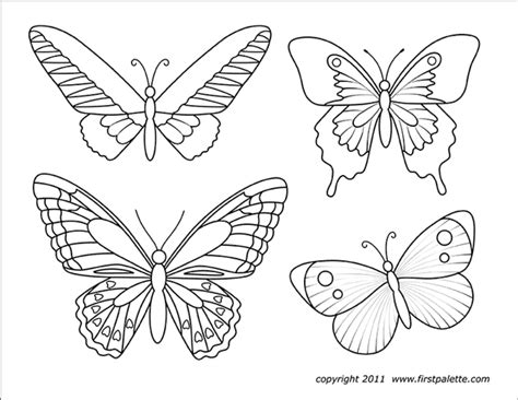 Download this sweet butterfly printable to charm your child. Butterflies | Free Printable Templates & Coloring Pages ...