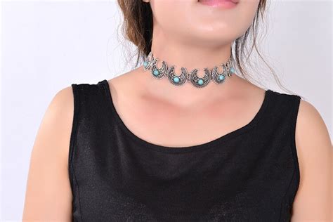 Hot Boho Collar Choker Plated Silver Necklace Statement Jewelry