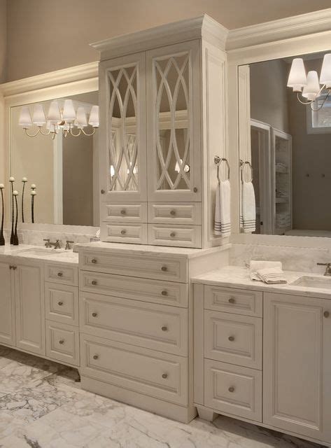 Bathroom Vanity With Tower In Middle 60 Ideas