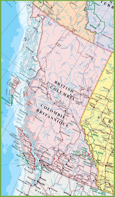 List Of Towns In British Columbia Image To U
