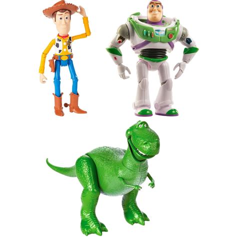 Toy Story 4 7 Inch Basic Multi Figure 3 Pack Woody Buzz And Rex